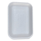 GEN Meat Trays, #2. 8.5 x 6.03 x 1.11, White, 500/Carton (GEN2WH) Case of 500