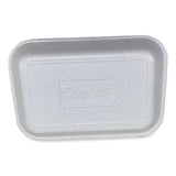 GEN Meat Trays, #2S, 8.5 x 6 x 0.7, White, 500/Carton (GEN2SWH) Case of 500