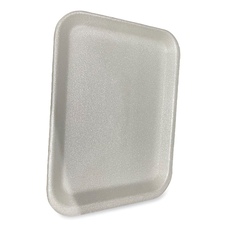 GEN Meat Trays, #4S, 9.5 x 7.25 x 0.5, White, 500/Carton (GEN4SWH)