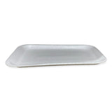GEN Meat Trays, #4S, 9.5 x 7.25 x 0.5, White, 500/Carton (GEN4SWH)