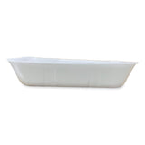 GEN Meat Trays, #20K, 12 x 8.7 x 2.45, White, 250/Carton (GEN20KWH) Case of 250