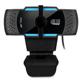 Adesso CyberTrack H5 1080P HD USB AutoFocus Webcam with Microphone, 1920 Pixels x 1080 Pixels, 2.1 Mpixels, Black (ADECYBERTRACKH5) Each