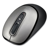 Adesso iMouse A10 Antimicrobial Wireless Mouse, 2.4 GHz Frequency/30 ft Wireless Range, Left/Right Hand Use, Black/Silver (ADEA10) Each