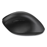 Adesso iMouse A20 Antimicrobial Vertical Wireless Mouse, 2.4 GHz Frequency/33 ft Wireless Range, Right Hand Use, Black/Granite (ADEA20) Each