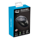 Adesso iMouse M60 Antimicrobial Wireless Mouse, 2.4 GHz Frequency/30 ft Wireless Range, Left/Right Hand Use, Black (ADEM60) Each