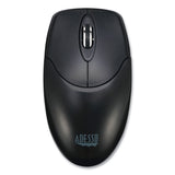 Adesso iMouse M60 Antimicrobial Wireless Mouse, 2.4 GHz Frequency/30 ft Wireless Range, Left/Right Hand Use, Black (ADEM60) Each