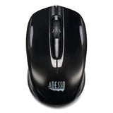 Adesso iMouse S50 Wireless Mini Mouse, 2.4 GHz Frequency/33 ft Wireless Range, Left/Right Hand Use, Black (ADEIMOUSES50B) Each