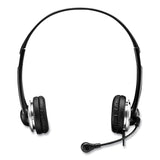 Adesso Xtream P2 Binaural Over The Head Headset with Microphone, Black (ADEXTREAMP2) Each