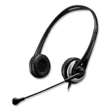 Adesso Xtream P2 Binaural Over The Head Headset with Microphone, Black (ADEXTREAMP2) Each