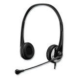 Adesso Xtream P2 Binaural Over The Head Headset with Microphone, Black (ADEXTREAMP2) Each