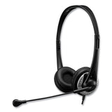 Adesso Xtream P2 Binaural Over The Head Headset with Microphone, Black (ADEXTREAMP2) Each