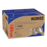 WypAll® X80 Foodservice Towel, Kimfresh Antimicrobial Hydroknit, 12 x 23.4, Unscented, White/Blue Stripe, 150/Carton (KCC06280) Box of 150