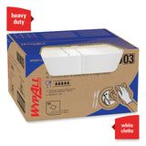 WypAll® X80 Foodservice Towel, Kimfresh Antimicrobial Hydroknit, 12 x 23.4, Unscented, White/Blue Stripe, 150/Carton (KCC06280) Box of 150