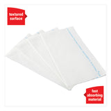 WypAll® X80 Foodservice Towel, Kimfresh Antimicrobial Hydroknit, 12 x 23.4, Unscented, White/Blue Stripe, 150/Carton (KCC06280) Box of 150