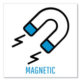 MasterVision® Magnetic Calendar Combo Board, 48 x 18, White Surface, Aluminum Frame (BVCXA429993700) Each