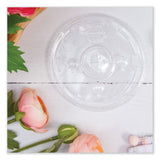 SOLO® Straw-Slot Cold Cup Lids, Fits 30 oz to 32 oz Cups, Clear, 50/Sleeve, 20 Sleeves/Carton (DCCL32CR) Case of 1000
