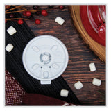 Dart® Lift n' Lock Plastic Hot Cup Lids, Fits 8 oz Cups, White, 1,000/Carton (DCC8FTL) Case of 1000