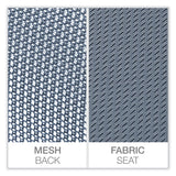 Workspace by Alera® Mesh Back Fabric Task Chair, Supports Up to 275 lb, 17.32" to 21.1" Seat Height, Seafoam Blue Seat/Back (ALEWS42B77) Each