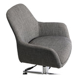 Workspace by Alera® Mid-Century Task Chair, Supports Up to 275 lb, 18.9" to 22.24" Seat Height, Gray Seat, Gray Back (ALEWS4241) Each