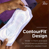 Poise® Bladder Control Pad 11 Inch Light Absorbency Polymer Core One Size Fits Most (1090350_CS) 96/CS