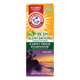 Arm & Hammer™ Fresh Scentsations Carpet Odor Eliminator, Island Mist, 30 oz Box, 6/Carton (CDC3320011535) Case of 6