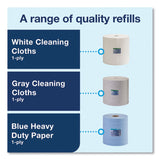 Tork® Heavy-Duty Cleaning Cloth, 1-Ply, 12.6" x 912.2 ft, White (TRK530105) Each