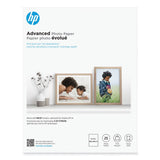 HP Advanced Photo Paper, 10.5 mil, 8 x 10, Glossy White, 25/Pack (HEW6J777A) Pack of 25