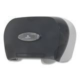 Georgia Pacific® Professional Two-Roll Bathroom Tissue Dispenser, 13.56 x 5.75 x 8.63, Smoke (GPC59206) Each
