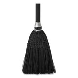 Rubbermaid® Commercial Lobby Pro Synthetic-Fill Broom, Synthetic Bristles, 37.5" Overall Length, Black (RCP2536) Each