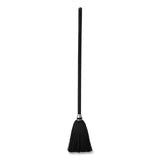 Rubbermaid® Commercial Lobby Pro Synthetic-Fill Broom, Synthetic Bristles, 37.5" Overall Length, Black (RCP2536) Each