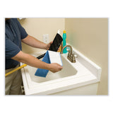 Rubbermaid® Commercial Economy Wet Mopping Pad, Microfiber, 18", Blue, 12/Carton (RCPQ409BLUCT) Case of 12