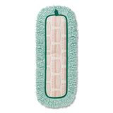 Rubbermaid® Commercial Dust Pad with Fringe, Microfiber, 18" Long, Green, 6/Carton (RCPQ418GNCT) Case of 6