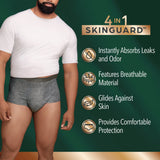 Depend® Real Fit® Male Adult Absorbent Underwear Waistband Style Large / X-Large Disposable Heavy Absorbency (1246166_CS) 24/CS