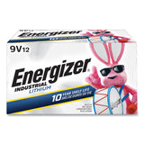 Energizer® Industrial Lithium 9V Battery, 9 V, 12/Box (EVELN522) Pack of 12