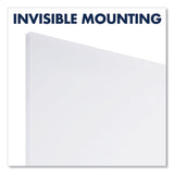 Quartet® InvisaMount Vertical Magnetic Glass Dry-Erase Boards, 48 x 85, White Surface (QRTQ014885IMW) Each