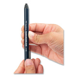 Tombow® Wax-Based Marking Pencil, 4.4 mm, Black Wax, Navy Blue Barrel, 10/Box (TOM51538) Box of 10