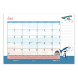 House of Doolittle™ Academic Year Recycled Desk Pad Calendar, Illustrated Seasons Artwork, 22 x 17, Black Binding, 12-Month (July-June):2025-2026 (HOD1395) Each