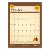 House of Doolittle™ Academic Year Recycled Seasonal Wall Calendar, Illustrated Seasons Artwork, 12 x 16.5, 12-Month (July to June): 2025 to 2026 (HOD3395) Each