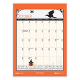 House of Doolittle™ Academic Year Recycled Seasonal Wall Calendar, Illustrated Seasons Artwork, 12 x 16.5, 12-Month (July to June): 2025 to 2026 (HOD3395) Each