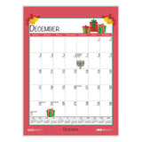 House of Doolittle™ Academic Year Recycled Seasonal Wall Calendar, Illustrated Seasons Artwork, 12 x 16.5, 12-Month (July to June): 2025 to 2026 (HOD3395) Each