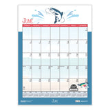 House of Doolittle™ Academic Year Recycled Seasonal Wall Calendar, Illustrated Seasons Artwork, 12 x 16.5, 12-Month (July to June): 2025 to 2026 (HOD3395) Each
