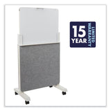 Quartet® Agile Glass Dry-Erase Easel, 25.5 x 60.5, White Surface (QRTQ293066W) Each