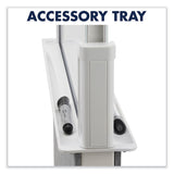 Quartet® Agile Glass Dry-Erase Easel, 25.5 x 60.5, White Surface (QRTQ293066W) Each