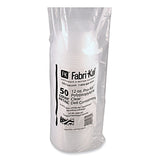Fabri-Kal® Microwavable Deli Containers, 12 oz, 4.6 Diameter x 2.3 h, Clear, Plastic, 500/Carton (FABPK12SC) Case of 500
