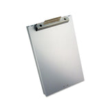 Saunders Redi-Rite Aluminum Storage Clipboard, 1" Clip Capacity, Holds 8.5 x 11 Sheets, Silver (SAU11017) Each