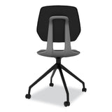 Safco® Commute Guest Chair, 25" x 25" x 34.25", Black Seat, Black Back, Black Base, Ships in 1-3 Business Days (SAF7826BL) Each