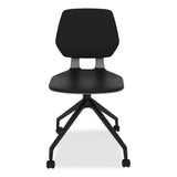 Safco® Commute Guest Chair, 25" x 25" x 34.25", Black Seat, Black Back, Black Base, Ships in 1-3 Business Days (SAF7826BL) Each