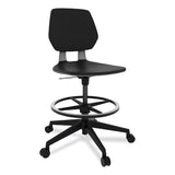 Safco® Commute Extended Height Task Chair, Up to 275 lb, 22.25" to 32.25" Seat Height, Black Seat/Back/Base, Ships in 1-3 Bus Days (SAF7827BL) Each