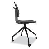 Safco® Commute Guest Chair, 25" x 25" x 34.25", Black Seat, Black Back, Black Base, Ships in 1-3 Business Days (SAF7826BL) Each