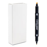 Tombow® Mono® Highlighters, Golden Yellow Ink, Bullet/Chisel Tip, Golden Yellow Barrel, 10/Box (TOM56410) Box of 10